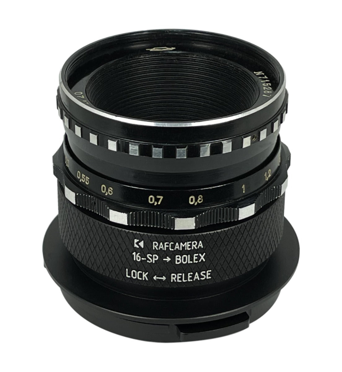 16-SP (Krasnogors-2) lens to Bolex Bayonet camera mount adapter