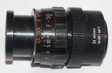 Load image into Gallery viewer, Krasnogorsk-2 (and 16-SP) lens to MFT (micro 4/3) camera mount adapter with bayonet nut