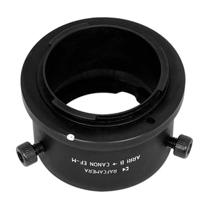 Arri B lens to Canon EF-M camera mount adapter