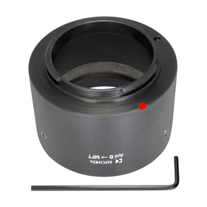 Arri Bayonet (Arri-B) lens to MFT (Micro 4/3) camera mount adapter, simple