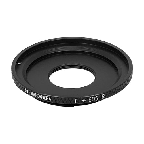 C-mount lens to Canon EOS-R camera mount adapter