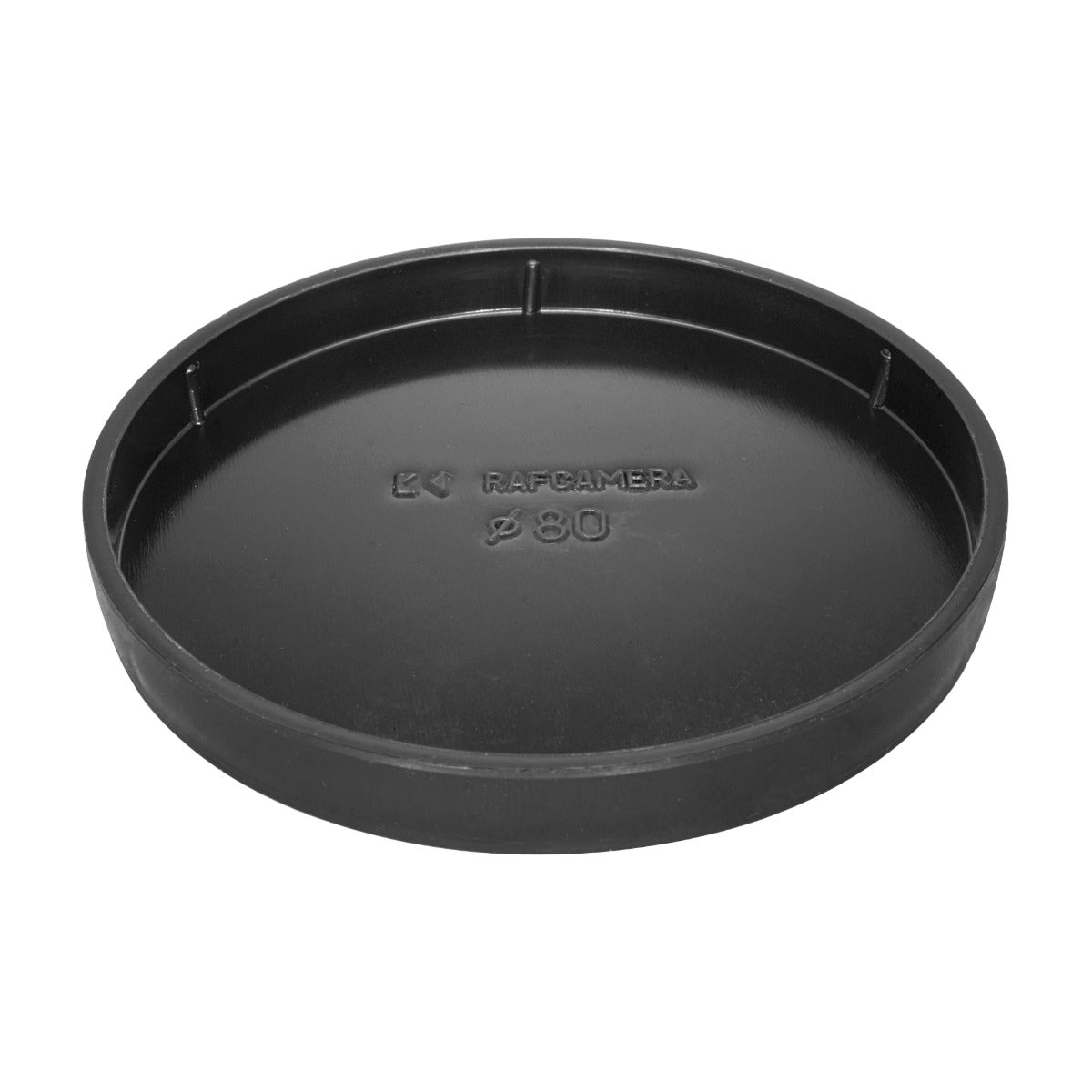 Push-on cap with 80mm inner diameter, plastic