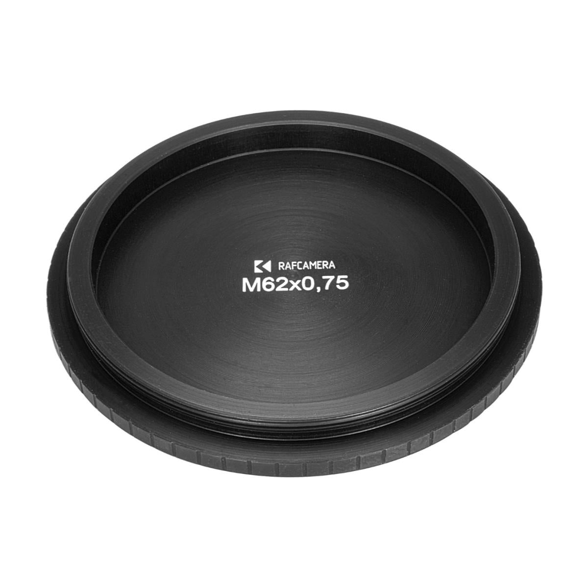 Screw-in cap with M62x0.75 male thread