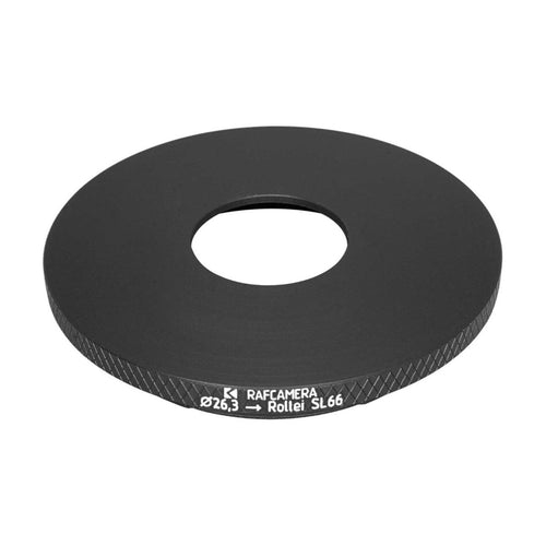 26.3mm bore to Rolleiflex SL66 mount adapter for Compur #00 shutters