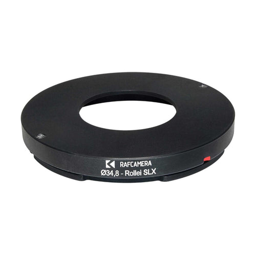 34.8mm bore to Rolleiflex SLX mount adapter for #0 shutters