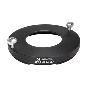 38.2mm bore to Rolleiflex SLX mount adapter for Compound Dagor shutters