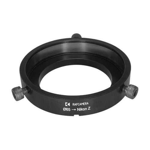 65mm clamp to Nikon Z camera mount adapter