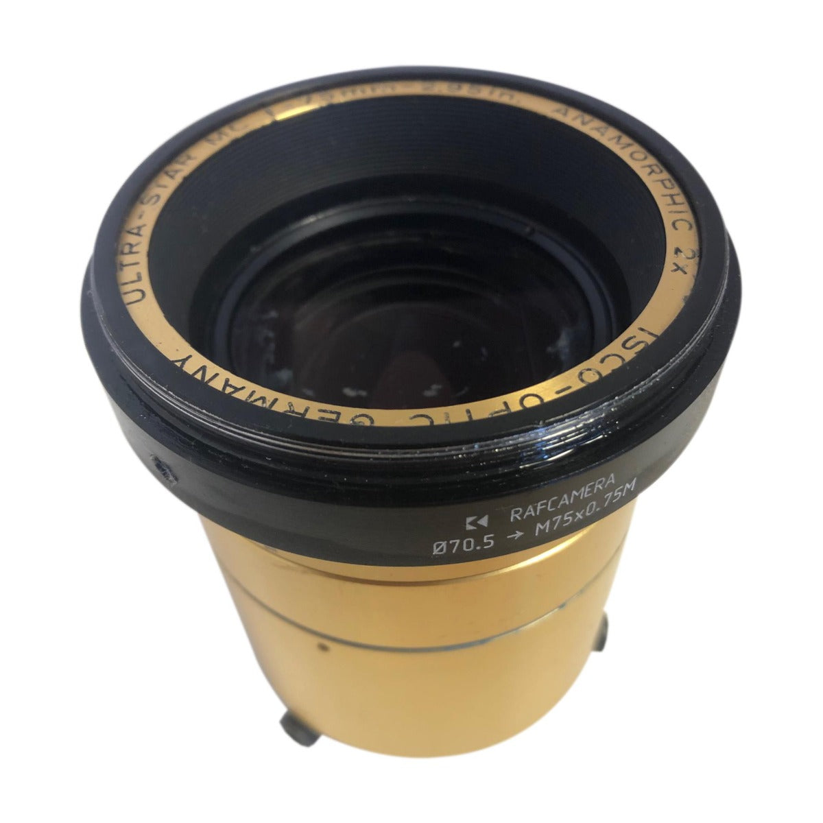 70.5mm clamp to M75x0.75 male thread adapter for ISCO Ultra-Star 75mm lens