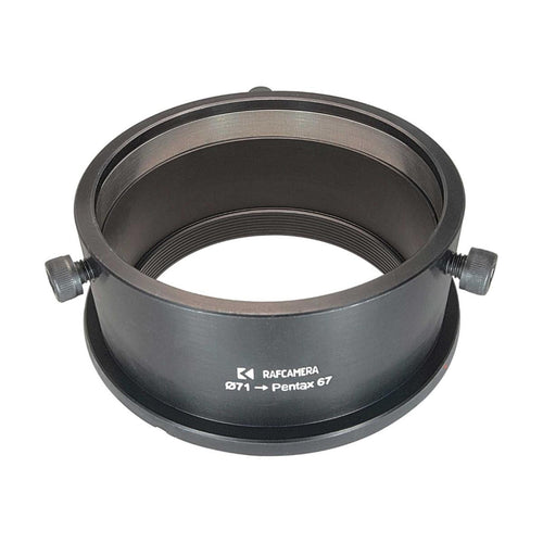 71mm clamp to Pentax 67 camera mount adapter for Schneider Cinelux, 35mm long
