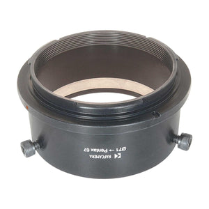 71mm clamp to Pentax 67 camera mount adapter for Schneider Cinelux, 35mm long
