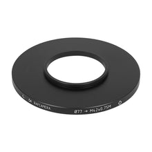 Load image into Gallery viewer, 77mm clamp to M42x0.75 male thread adapter
