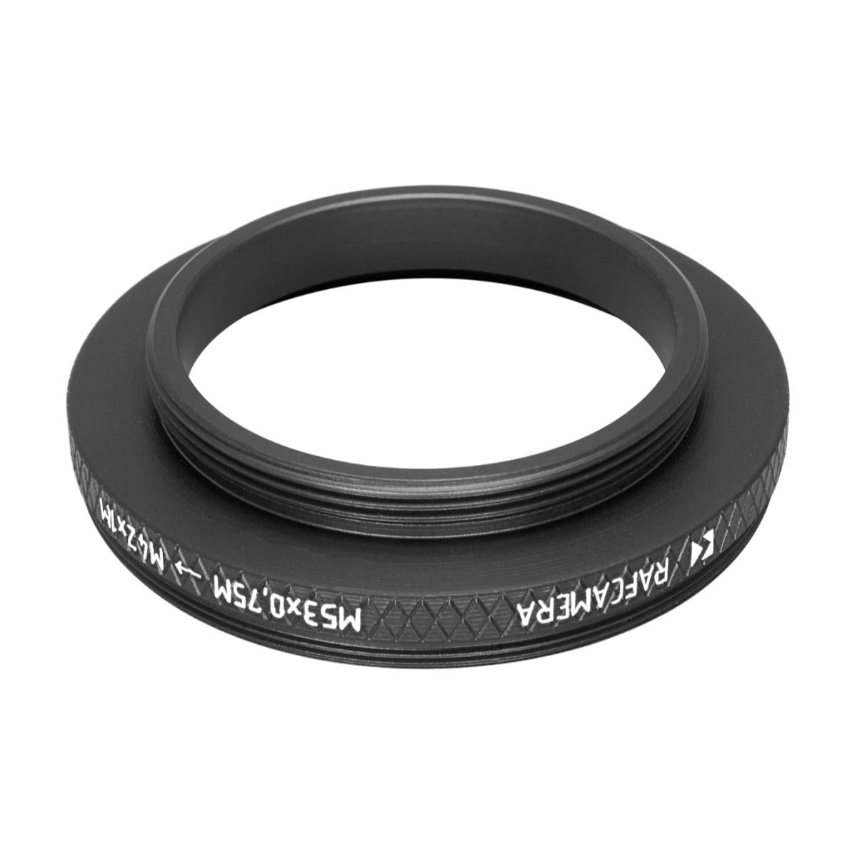 M53x0.75 to M42x1 thread mount adapter for MC El-Nikkor 135mm lens