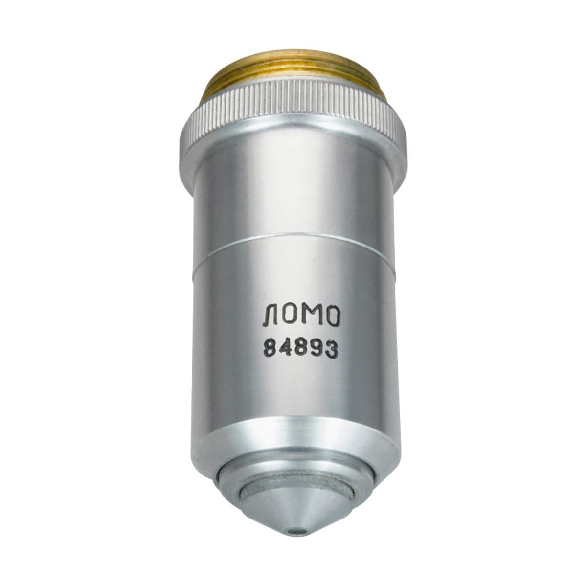 LOMO Microscope Objective - Planachromat F=6.3mm, n.a.0.65