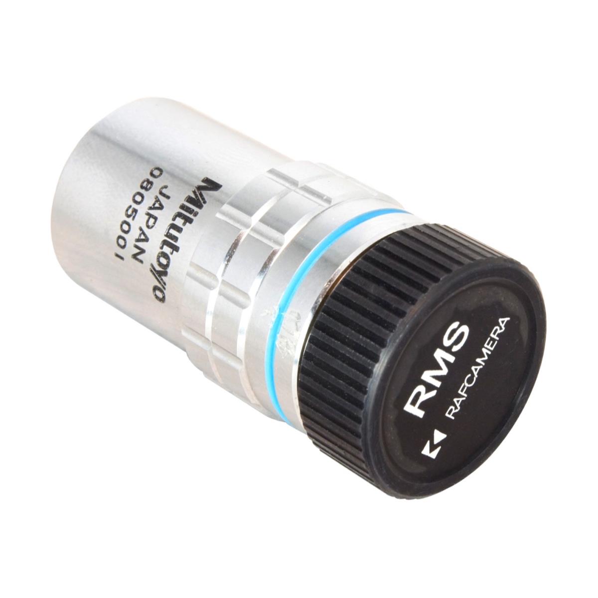 Screw-on cap with RMS thread for microscope objective lens