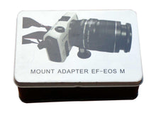 Load image into Gallery viewer, Canon EOS to EOS-M mount adapter with electronics, in gift box