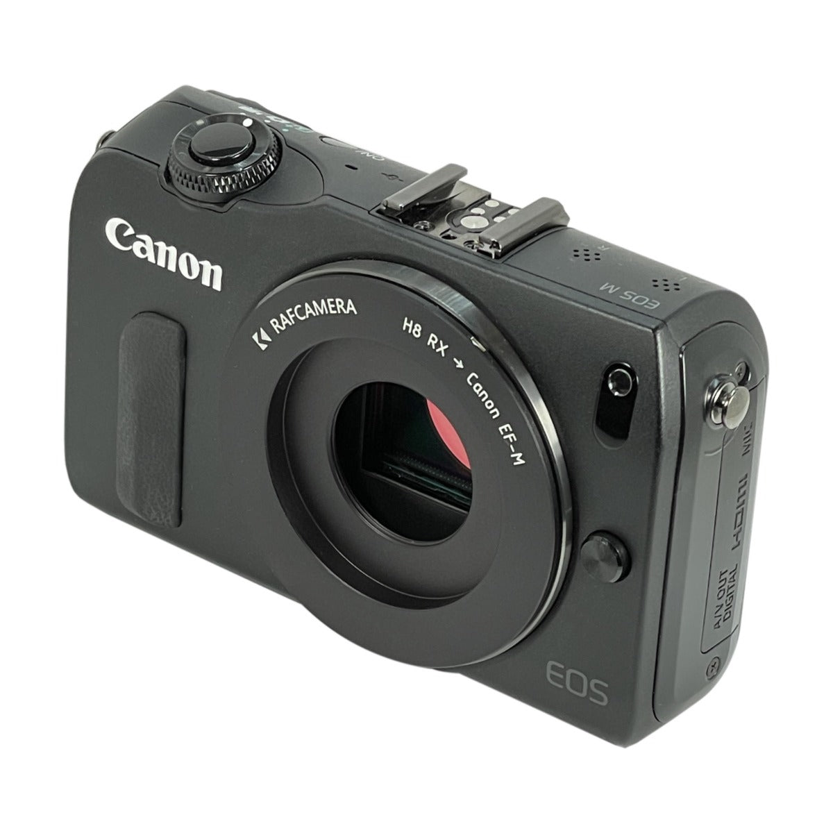 H8 RX lens to Canon EOS-M (EF-M) camera mount adapter