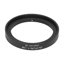 Load image into Gallery viewer, 57mm clamp to M67x0.75 female thread adapter for LOMO OKC1-35-1