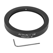 Load image into Gallery viewer, 57mm clamp to M67x0.75 female thread adapter for LOMO OKC1-35-1