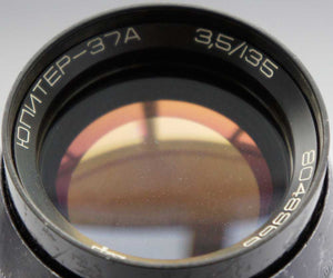 KMZ 3.5/135mm lens Jupiter-37A in rare OCT-18 mount