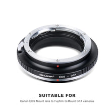 Load image into Gallery viewer, Canon EOS EF Lenses to Fuji GFX Mount Camera Adapter