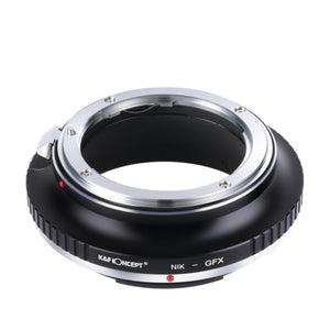 Nikon F Lenses to Fuji GFX Mount Camera Adapter