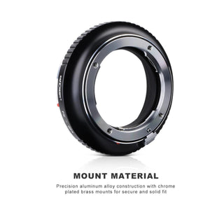 Pentax K Lenses to Fuji GFX Mount Camera Adapter