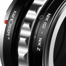 Load image into Gallery viewer, Nikon G Lenses to Nikon Z Mount Camera Adapter
