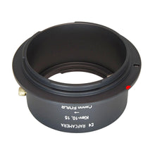 Load image into Gallery viewer, Kiev-10 lens to Canon EOS-R camera mount adapter