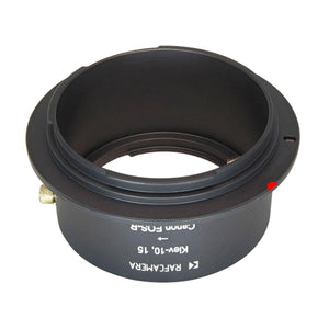 Kiev-10 lens to Canon EOS-R camera mount adapter