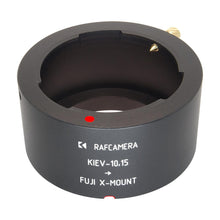 Load image into Gallery viewer, Kiev-10 lens to Fujifilm X-mount (FX) camera mount adapter