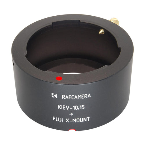 Kiev-10 lens to Fujifilm X-mount (FX) camera mount adapter