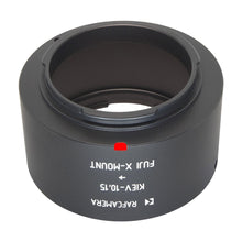 Load image into Gallery viewer, Kiev-10 lens to Fujifilm X-mount (FX) camera mount adapter