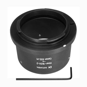 Kinor-16SX-2 lens to Canon EOS-M (EF-M mount) camera adapter