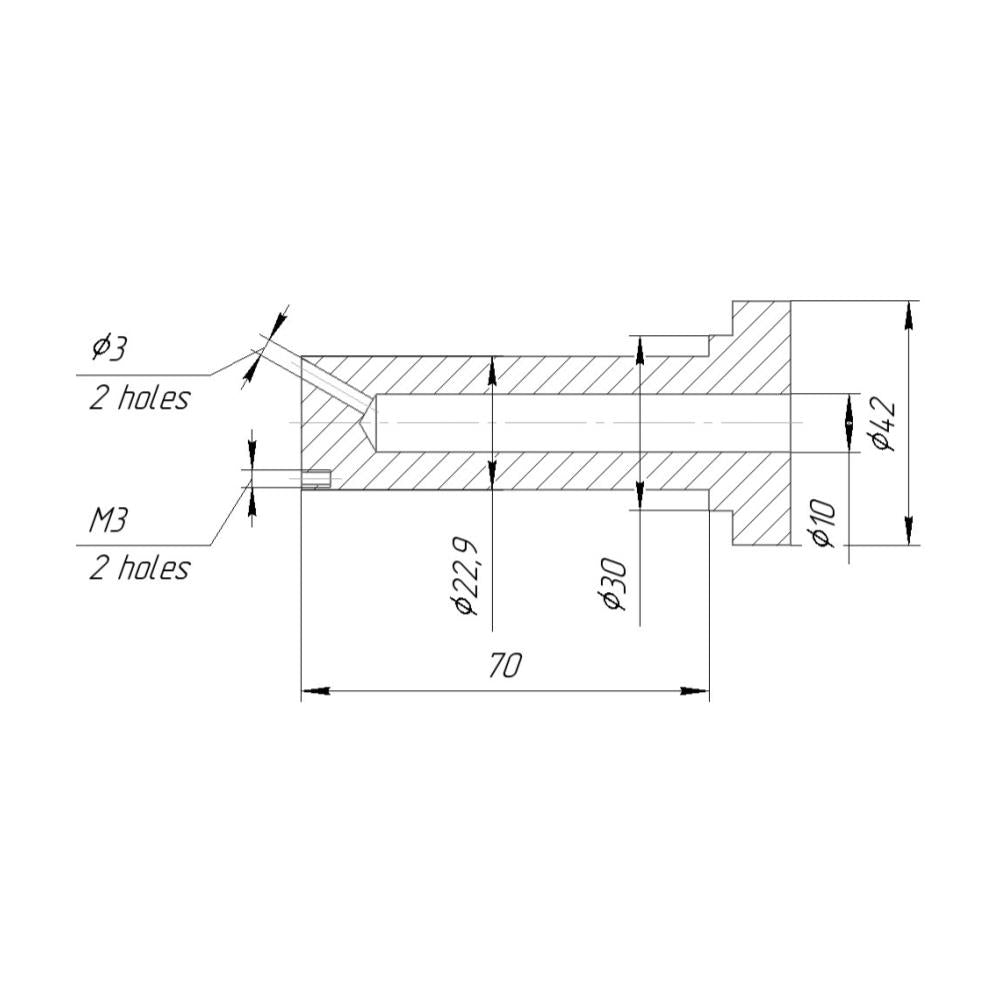 LED adapter (holder) for Zeiss Amplival or NF microscope