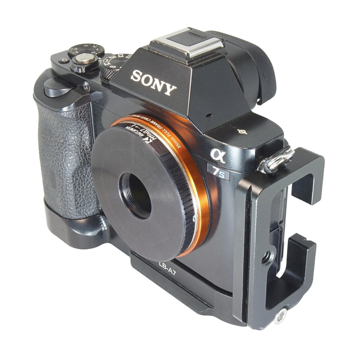 M19x0.75 female thread to Sony E-mount camera adapter