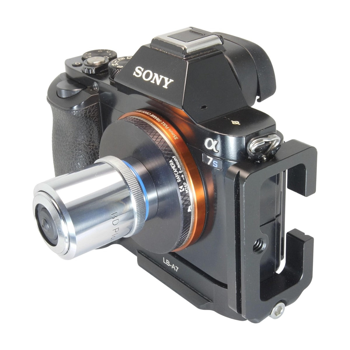 M26x0.75 female thread to Sony E-mount camera adapter