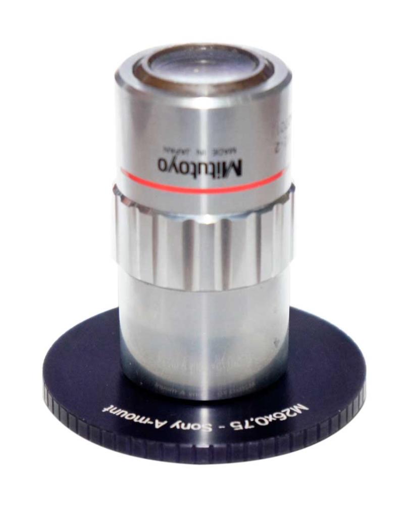 M26x0.75 female thread to Sony/Minolta A-mount camera adapter