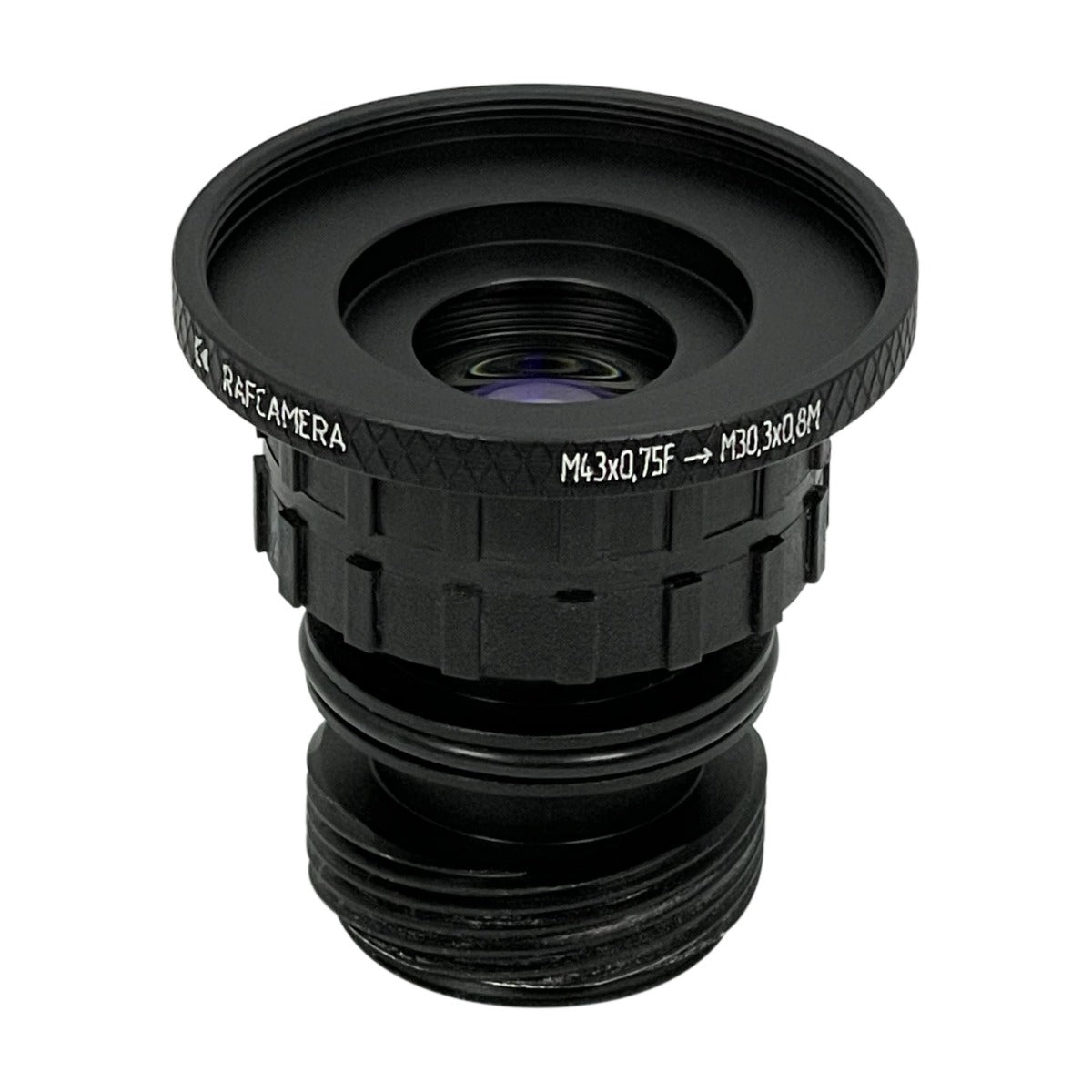 M43x0.75 female to M30.3x0.8 male thread adapter
