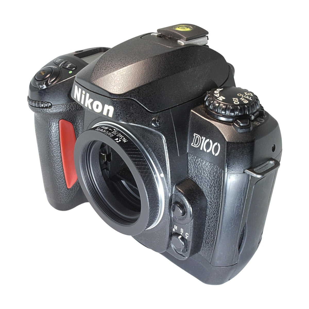 M45x0.75 female thread to Nikon F camera mount adapter