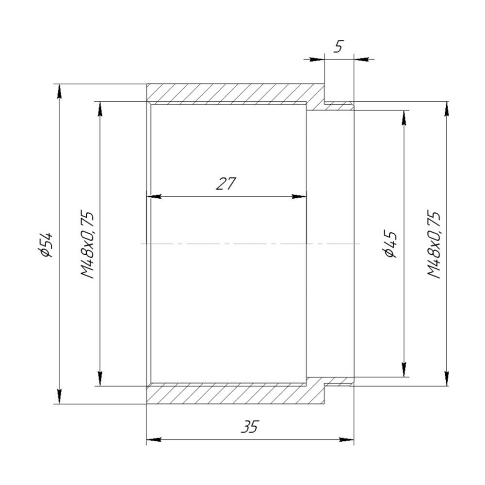 M48x0.75 thread extender (30mm)