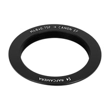 Load image into Gallery viewer, M48x0.75 female thread to Canon EOS (EF) camera mount adapter