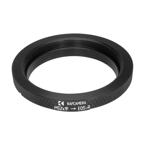 M52x1 female thread to Canon EOS-R camera mount adapter