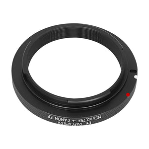 M54x0.75 female thread to Canon EOS (EF) camera mount adapter