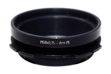 Load image into Gallery viewer, M58x0.75 thread to Arri PL camera adapter for helicoids