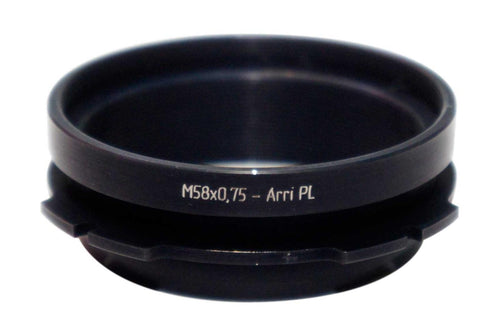 M58x0.75 thread to Arri PL camera adapter for helicoids