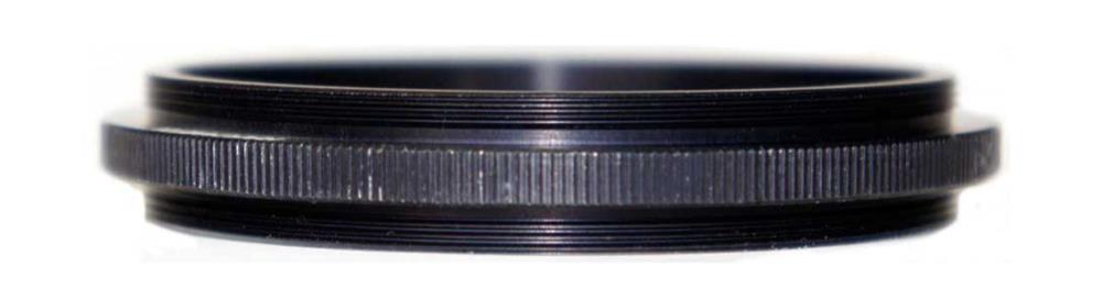 M62x0.75 to M62x0.75 adapter to combine two lenses for macrophotography