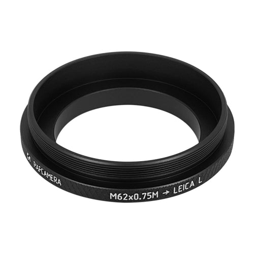 M62x0.75 male thread to Leica L camera mount adapter