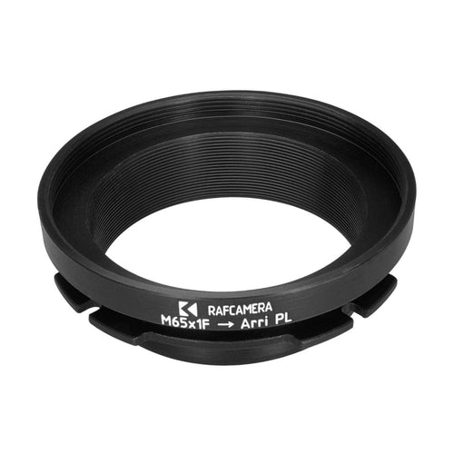 M65x1 female thread to Arri PL camera mount adapter for helicoids