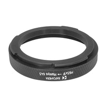 Load image into Gallery viewer, M65x1 female thread to Mamiya 645 camera mount adapter