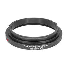 Load image into Gallery viewer, M65x1 female thread to Pentax 645 camera mount adapter